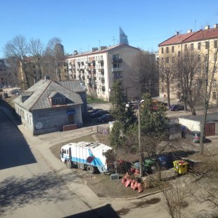 Jau nākošajā (saulainajā!) rītā visi savāktie atkritumi tika izvesti!!!